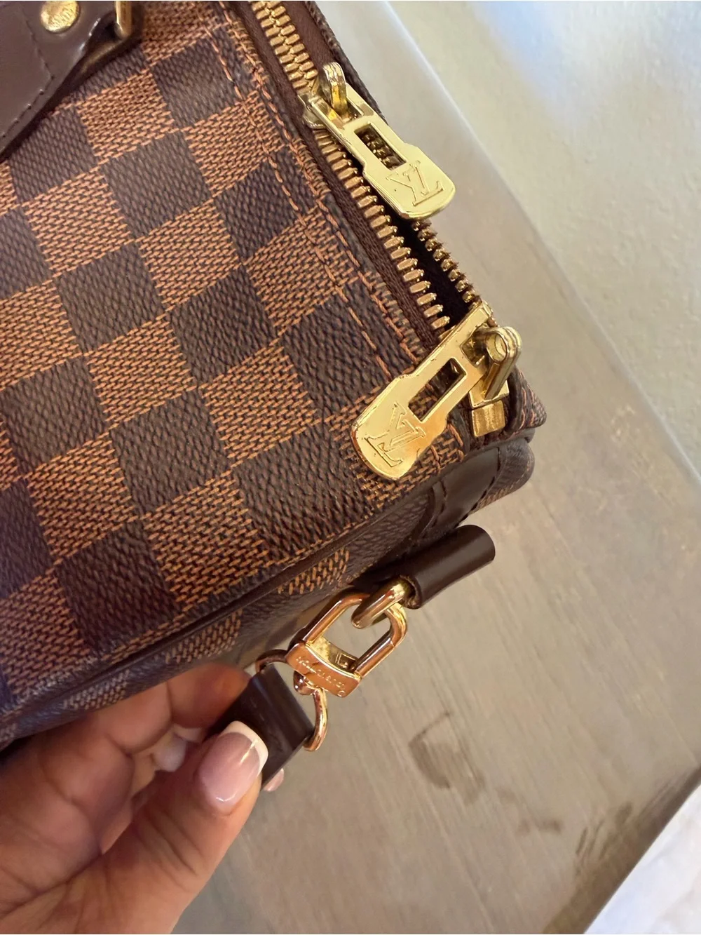 Louis Vuitton speedy 35 bandouliere Brown Damier Ebene - Picture 5 of 11
